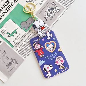 Llavero Personalizado de Plástico con Diseño de <span class=keywords><strong>Snoopy</strong></span>, Porta Tarjetas con Foto, Colgante para Auto con Patrón de Dibujos Animados para Tarjetas de Crédito y de Identificación - Product Image 3