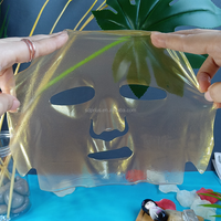 Masque facial en feuille de fibre de konjac d'algues dorées 20 g/m² à forte capacité de retenue d'eau, contrôle du sébum pour une hydratation profonde et une peau nourrie