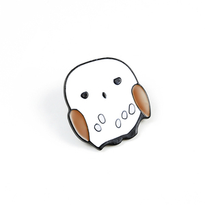 Broches Hibou <span class=keywords><strong>Hedwig</strong></span> Mignonnes Style Dessin Animé, Épingles Animaux Tendance, Bijoux, Épingles de Revers en Émail, Badges pour Col de Vestes en Jean, Accessoires de Sac, Cadeaux - Product Image 1