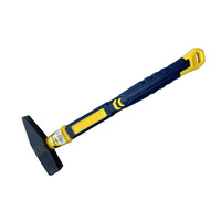 Marteau de machiniste Great Wall Precision 253012 avec manche en caoutchouc mat