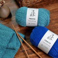 Hand-knitted Australian Wool Acrylic Yarn Soft Dyed Anti-Pilling Melange Yarn Woolen Wholesale