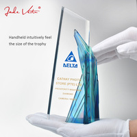 Trophée en cristal breveté original, cérémonie de remise des prix annuelle de l'entreprise, commémoration du personnel exceptionnel, trophées personnalisés