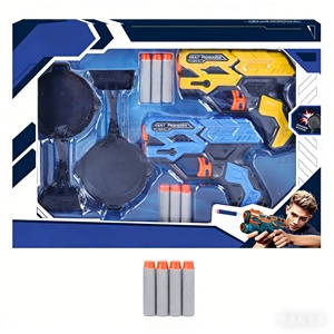 Pistolas <span class=keywords><strong>de</strong></span> Juguete <span class=keywords><strong>de</strong></span> Plástico Multicolores, la Mejor Opción para Regalos del Día del Niño y Juegos <span class=keywords><strong>de</strong></span> Disparos al Aire Libre - Product Image 2
