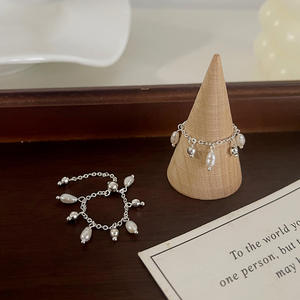 Conjunto de Joyería Fina de Alta Gama para Mujer, Plata de Ley S925 con Perla Natural, Collar, Anillo y Pulsera, Diseño Exclusivo, Nueva Llegada - Product Image 3