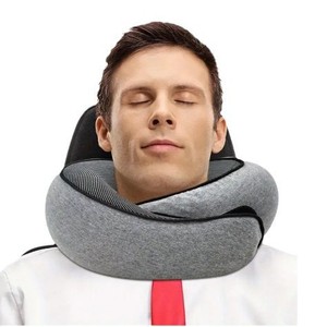 Snail Shape <b>Memory</b> <b>Foam</b> Neck Pillow 32cm U-Shaped Travel Pillow Washable Support for Airplane Use - Product Image 2