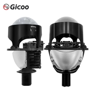 Lente de Proyector LED de 2.5 Pulgadas, Luces LED Bi-LED de Luz Alta y Baja, Halo LED para Bombillas de Faros Delanteros de Automóvil H4 H7 9005 9006, Diodos Turbo - Product Image 6