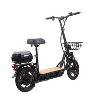 Scooter électrique intelligent de <span class=keywords><strong>type</strong></span> 18Ah avec gros pneus de 14 pouces pour adultes, 2 places, antichoc, scooter électrique à 2 roues - Product Image 6