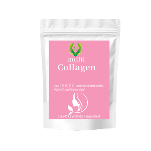 Poudre instantanée multi-collagène pour adultes OEM ODM avec biotine, vitamine C, sans saveur, pour une peau éclatante, des cheveux forts et des articulations flexibles - Product Image 1