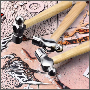 Mini marteau multifonctionnel à tête ronde, manche en hickory, pour bricolage et OEM, 16 cm - Product Image 3