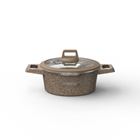 2024 nouveau design 10 pièces casserole coulée sous pression ustensiles de cuisine peu profonds ensemble dubaï vente chaude moins cher cuisinières