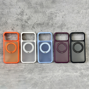 Funda Magnética con Soporte B501 para iPhone 18 Pro Max 17 Pro, con Anillo Giratorio de 360° y Parte Trasera Mate - Product Image 6