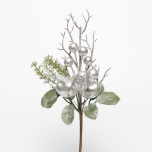 Rama Artificial con cono de pino y bayas, decoración para decoración navideña - Product Image 4