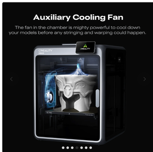 เครื่องพิมพ์สามมิติ Creality K2 Pro FDM ขนาดใหญ่ ระบบปรับระดับอัตโนมัติผ่าน USB เครื่องสร้างแบบจำลองสามมิติสำหรับงานสร้างสรรค์ ใช้เส้นพลาสติก PLA สำหรับการพิมพ์สามมิติ - Product Image 3