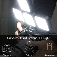 Vloglite W36 accessoires de Studio Photo de poche LED photographie Rechargeable LED lumière vidéo éclairage d'appareil Photo