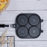 Roue Gâteau Poêle Poêle À Frire Maison Antiadhésive Machine Gâteau Cuisine Équipement Type Gaz Gâteau Moule Gaufrier Pan