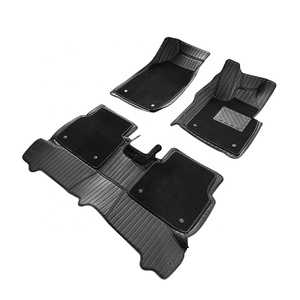 Venta directa de fábrica personalizada de doble capa 7D alfombrillas de cuero para coche para <span class=keywords><strong>Audi</strong></span> Q5 Q4 q8 <span class=keywords><strong>e</strong></span>-<span class=keywords><strong>tron</strong></span> A6 A8 - Product Image 1