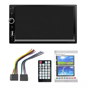 Màn hình cảm ứng 1024x600 2 DIN đôi 7 inch đài phát thanh xe <span class=keywords><strong>MP5</strong></span> Máy nghe nhạc với BT <span class=keywords><strong>FM</strong></span> SD USB AUX gương liên kết Video Stereo điều khiển từ xa - Product Image 4