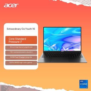 Acernotebook 16 pouces Plus/i5-13500H <span class=keywords><strong>13gen</strong></span>/Memory16G DDR5/SSD 1T /Win111/16 pouces IPS/Argent 100W Charge rapide WiFi Bluetooth - Product Image 2
