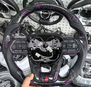 <span class=keywords><strong>พวงมาลัย</strong></span>หนังคาร์บอนไฟเบอร์แบบกำหนดเองสำหรับรถยนต์โตโยต้าแลนด์ครุยเซอร์ LC79 LC76 LC70 LC300 แคมรี่ โคโรลล่า ยาริส อุปกรณ์ตกแต่งรถยนต์ - Product Image 3