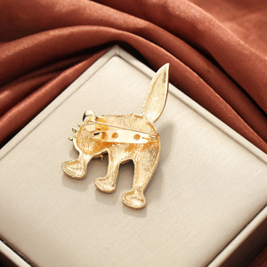 Broche de Moda con Diseño de Gato Negro, Joyería de Aleación con Animal de Dibujos Animados, Accesorio de Regalo Unisex - Product Image 2