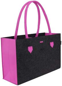 Nouvelles tendances tissu de feutre coloré personnalisé Simple pas cher épaule Lady-Style robuste sac à provisions et jouet - Product Image 2