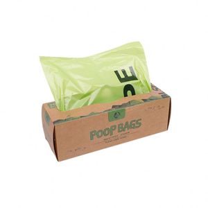 Sacs à déjections canines écologiques à base de plantes, compostables, anti-odeurs, sacs de luxe pour déchets d'animaux, biodégradables et sans plastique - Product Image 1