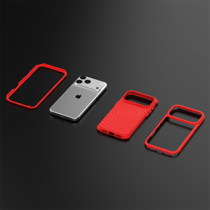 Singstar prix usine Fundas Para étui celulaire pour iphone 17 air luxe texture d'<span class=keywords><strong>onde</strong></span> magnétique huile de pulvérisation étuis de téléphone <span class=keywords><strong>portable</strong></span> - Product Image 5