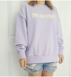 Offre Spéciale maman et moi <span class=keywords><strong>pull</strong></span> solide personnalisé boucle broderie <span class=keywords><strong>pull</strong></span> haut <span class=keywords><strong>famille</strong></span> correspondant <span class=keywords><strong>pull</strong></span> - Product Image 3