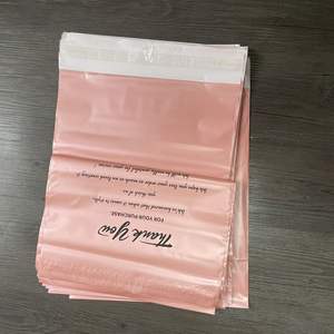 Sacs d'expédition en polyéthylène personnalisés avec logo, couleur rose or, pour l'emballage de vêtements pour enfants, livraison express - Product Image 6