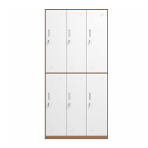 ロックハンドル付き家庭用収納キャビネットキッチン用金属ロッカージム学校労働者更衣室ホテルワードローブ - Product Image 4