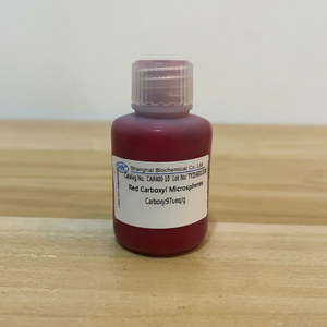 Microsphères de polystyrène carboxylétes en rouge, vert, bleu, sphères de PS COOH colorées pour l'étiquetage biologique - Product Image 1