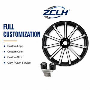 Roues avant de moto en aluminium forgé ZCLH <span class=keywords><strong>LG19</strong></span>, finition anodisée, nouvelle version améliorée, compatible avec les séries Breakout/Fat Boy, usinées CNC - Product Image 5