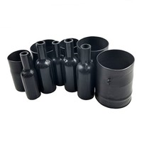 Manchon thermorétractable équivalent Raychem 202D953 en élastomère modifié -25, formes moulées droites pour faisceaux de câbles