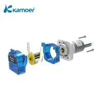 Kamoer KPHM100 Pompe Péristaltique Compacte à Faible Débit, Moteur CC Sans Balais/À Balais, Moteur Pas à Pas, Pompe Doseuse de Liquides 12V/24V 100 ml/min