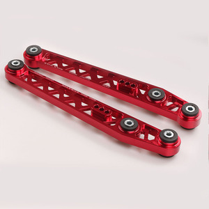Bras de suspension inférieur 460MM x 320MM x 90MM pour Honda Civic EK 96-00, pièce de mise à niveau en aluminium rouge - Product Image 3
