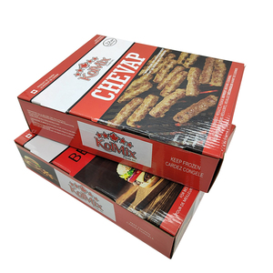 Custom Printed Folding Cartons Seafood Beaf <strong>Frozen</strong> Food <strong>Box</strong> Food Package Paper Boxes for Meat - Product Image 3