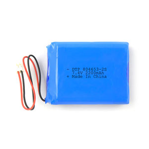 Paquete de Baterías de Litio de 7.4V 804653-2S 2200mah para Dispositivos Electrónicos, Recargable, Polímero, Alta Capacidad de Fábrica - Product Image 1