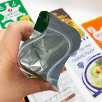 Sachet de cuisson en aluminium refermable avec logo, résistant aux hautes températures, pour cuisson Moi Moi