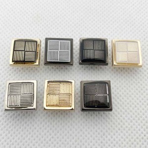 Diseño duradero Logotipo personalizado Estampado Hombres Ropa Camisa Botones a presión <span class=keywords><strong>de</strong></span> metal por Prensa - Product Image 4