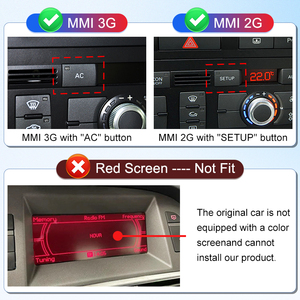 Sistema Linux STWEI de 8.8 pulgadas para Audi A6 C6 2005-2011, reproductor de video para coche, GPS, navegación, pantalla inteligente, Carplay, estilo original del coche - Product Image 3