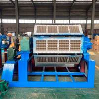 Machine de moulage de pulpe de papier biodégradable FUTUER pour la fabrication de barquettes à œufs, équipement de recyclage de pulpe avec pompe et PLC, capacité de 1000 à 8000 pièces/heure
