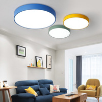 Plafonniers LED modernes à effet étoilé, montage en surface, en plastique, pour salon, chambre, salle de bain, style contemporain et luxueux