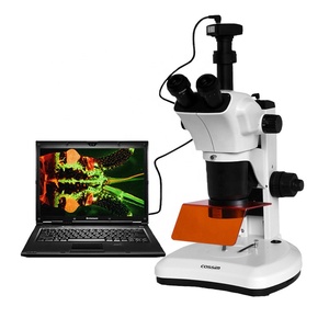 Stéréoscope à fluorescence trinoculaire à éclairage LED VMF7063 avec 2/4 filtres - Product Image 3
