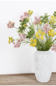 M-1147 Offre Spéciale Queen Anne's Dentelle Fleurs Artificielle <span class=keywords><strong>Fleur</strong></span> Sauvage Faux Ammi Majus pour La Maison De Mariage <span class=keywords><strong>D</strong></span>écor - Product Image 2