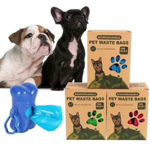 Sacs à déjections canines en gros avec distributeur mains libres et laisse, boîte à déchets parfumée personnalisable en plastique PE - Product Image 6