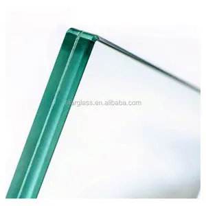 高品质eva薄膜曲面透明6.38 pvb钢化夹层玻璃价格