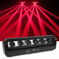 Laser professionnel pour DMX512, projecteur longue portée à 6 yeux pour effets, adapté aux bars, KTV, etc.