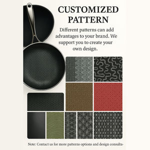 Poêle à frire en nid d'abeille en céramique de 26cm, meilleure vente, poêle hybride antiadhésive en acier inoxydable pour la cuisine quotidienne - Product Image 6