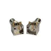 Yonghao Vente en gros BNC Zinc Composite BNC KWE Femelle Angle droit PCB Mount BNC Connecteur