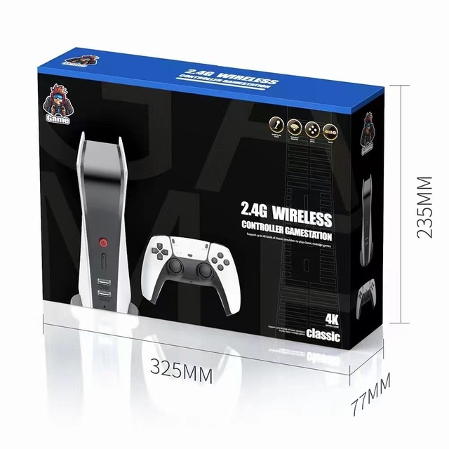 ZongX M5 Game Console with Built-in Audio System 9 Emulators 64G 128G HM hd Dual Controllers for E-sports Handheld Games